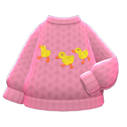 Mom's Hand-knit Sweater Chicks