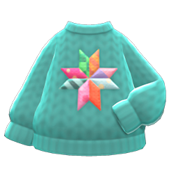 Mom's Hand-knit Sweater Star