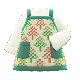 Mom's Handmade Apron Forest print