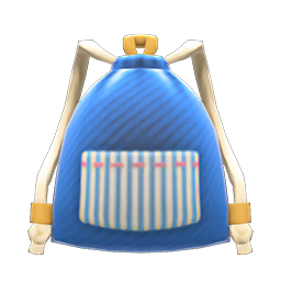 Mom's Knapsack Denim with stripes