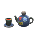Animal Crossing Mom's Tea Cozy|Blue & gray Image