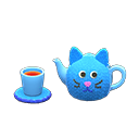 Mom's Tea Cozy Blue cat
