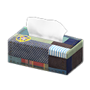 Animal Crossing Mom's Tissue Box|Denim with stripes Image