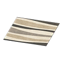 Animal Crossing Monochromatic Wavy Rug Image