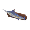 Animal Crossing Mounted Blue Marlin Image