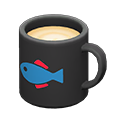 Mug Black / Fish