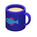 Mug Blue / Fish