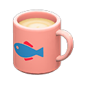 Mug Pink / Fish