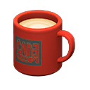 Mug Red / Square logo