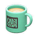 Mug Turquoise / Square logo