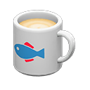 Mug White / Fish