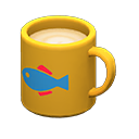 Mug Yellow / Fish