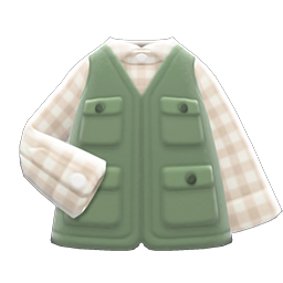 Animal Crossing Multipurpose Vest|Avocado Image