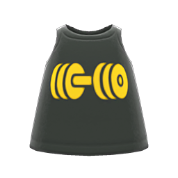 Animal Crossing Muscle Tank|Black Image