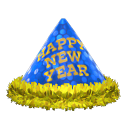 Animal Crossing New Year's Hat|Blue Image