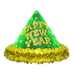 New Year's Hat Green