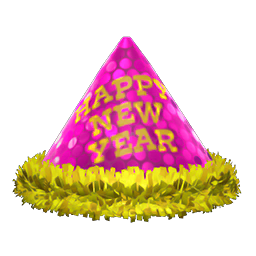 New Year's Hat Pink