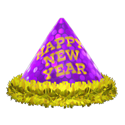 New Year's Hat Purple