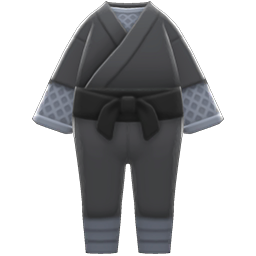 Ninja Costume Gray
