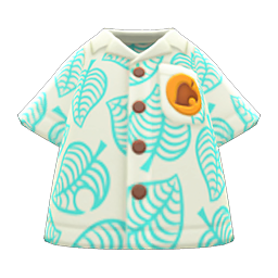 Animal Crossing Nook Inc. Aloha Shirt Image