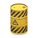 Oil Barrel Caution