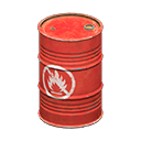 Oil Barrel Red