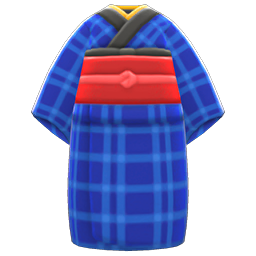 Animal Crossing Old Commoner's Kimono|Blue Image