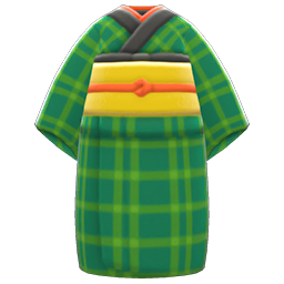 Old Commoner's Kimono Green