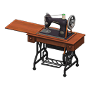 Animal Crossing Old Sewing Machine|Black Image