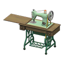 Old Sewing Machine Green