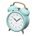 Old-fashioned Alarm Clock Light blue