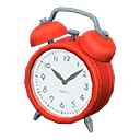 Old-fashioned Alarm Clock Red