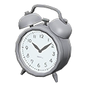 Old-fashioned Alarm Clock Silver