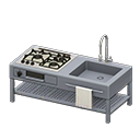 Animal Crossing Open-frame Kitchen Image