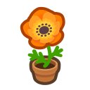 Animal Crossing Orange-windflower Plant Image