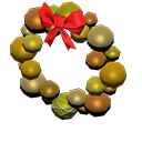 Ornament Wreath Gold