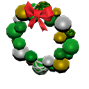 Ornament Wreath Green