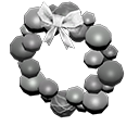 Ornament Wreath Silver