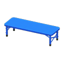 Outdoor Bench Blue / Blue