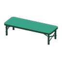 Outdoor Bench Green / Green