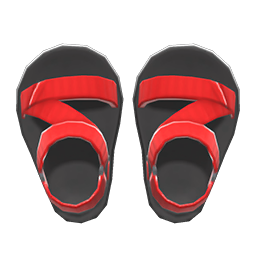 Outdoor Sandals Red