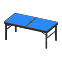 Outdoor Table Black / Blue