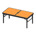 Outdoor Table Black / Orange