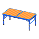 Outdoor Table Blue / Orange