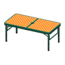 Outdoor Table Green / Orange