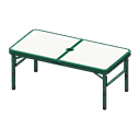 Outdoor Table Green / White