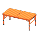 Outdoor Table Red / Orange