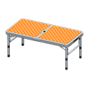 Outdoor Table White / Orange