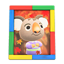 Animal Crossing Ozzie's Photo|Colorful Image