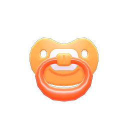 Pacifier Baby orange